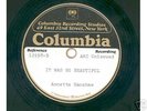 Annette Hanshaw Unissued Test