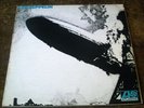 Led Zeppelin 1st LP, Turquoise sleeve lettering