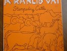 RANCID VAT Stampeding Cattle LP PIGFACE SMEGMA 1982 NM