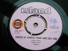 BLIND FAITH - CHANGE OF ADDRESS - ISLAND PROMO 1969