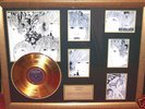 THE BEATLES -  24 CT Gold Disc with Photos + COA