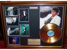 Michael Jackson  24 CT Gold Disc with Photos + COA