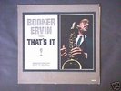 BOOKER ERVIN THAT'S IT CANDID ORIGINAL LP