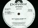 DON RAY GOT TO HAVE LOVING 12