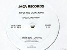 RUFUS & CHAKA KHAN - I KNOW YOU, I LIVE YOU 12