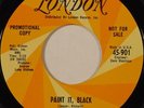 ROLLING STONES Paint it, Black 1966 ORANGE SWIRL DJ 45