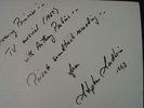 1967 Anthony Perkins Autograph Stephen Sondheim