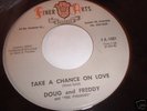 DOUG and FREDDY AND THE PYRAMIDS 45 RARE RECORD