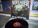 NOVEMBER En ny tid ar har... Lp sweden Hard Rock Orig