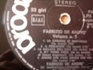 FABRIZIO DE ANDRE'  MEGA RARO VOL3 CON IL PESCATORE