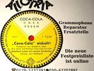schellack- COCA-COLA Werbeplatte -86
