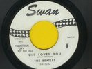 THE BEATLES. SHE LOVES YOU.SWAN 7