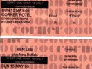 2 X BEN LEE w New Buffalo Melb 15th May, (Sold Out)