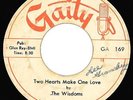 Rare original 1959 MN doo-wop 45 - THE WISDOMS - Gaity