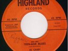 ROCKABILLY 45-  AL CASEY & the BATS - TEEN-AGE BLUES