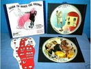 Vogue Picture 78 Disc Record Box Set Phonograph & AD