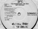 Double Dee & Steinski LESSON tommy boy ORIG promo 12