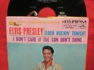 Elvis Presley RARE US 45 gss GOOD ROCKIN TONIGHT