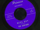 Surfaris -Wipe Out. ORIGINAL issue on Princess.Surf 45