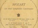 DF 730037/ MOZART / LOLA BOBESCO/CAPPONE/ RISTENPART