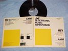 LIVE ELECTRONIC MUSIC IMPROVISED--NM/VG+ Mainstream LP