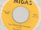 RARE NORTHERN SOUL 45 the inspirations on MIDAS