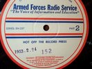 Stan Freberg DJ 16-Inch Radio Transcription Discs