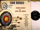 TODD RHODES - Dance Music rare King 658 LP MINT-