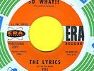 Garage - The Lyrics - So What (Era)