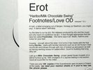 Erot - Milk Chocolate Swing / Haribo Footnotes Tore