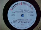 ROCKABILLY WYNN STEWART 10'' 45 RPM ACETATE 1956 + MORE