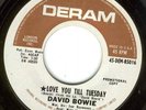 David Bowie - Love You Till Tuesday - US 1967 demo 45