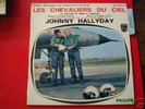 JOHNNY HALLYDAY ep chevaliers du ciel superbe languette