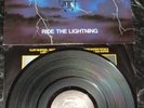 Metallica Ride The Lightning Record LP Signed/Autograph