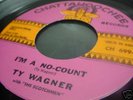 Orig '65 Calif garage 45 MONSTER TY WAGNER No Count NM