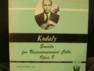 JANOS STARKER UNACCOMPANIED CELLO  KODALY PERIOD LP NM