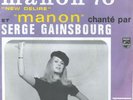 OST MANON 70 SERGE GAINSBOURG RARE PSYCHE FUNK SITAR 45