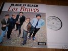 LOS BRAVOS : BLACK IS BLACK WHITE LABEL LP 1966