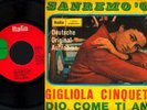 GIGLIOLA CINQUETTI -DIO, COME TI AMO , RARE GERMAN 7
