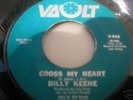BILLY KEENE CROSS MY HEART/WISHING AND HOPING 45 SOUL