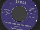 NORTHERN SOUL 45 FAY SIMMONS ON SENCA PLEASE TELL ME