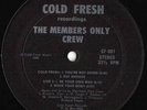 THE MEMBERS ONLY CREW - BE YOUR OWN MAN 