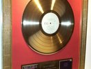 Roxy Music goldene Schallplatte Vinyl Gold Record