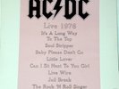AC/DC 4 Swedish LPs Live 76 77 78 79 Not TMOQ Color Wax