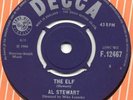 AL STEWART*THE ELF / TURN INTO EARTH*TOP DECCA STOCK 45