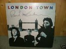 Beatles Paul McCartney autographed London Town LP. COA