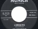RARE Doo Wop 45 - The Bonnevilles - Lorraine