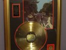 The Beatles Gold Commemmorative LP Framed Abbey Road