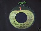 Paul McCartney Beatles DJ Apple 45 Band On The Run NM