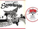 STONEHENGE - WINGS OF STEEL - RARE NZ METAL LP -